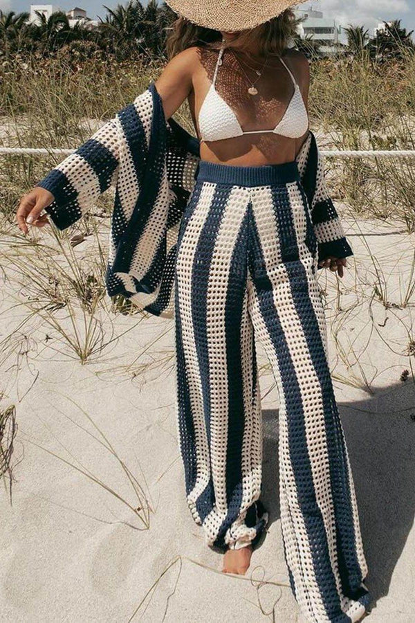 Amelia | Conjunto de rayas elegante y cómodo