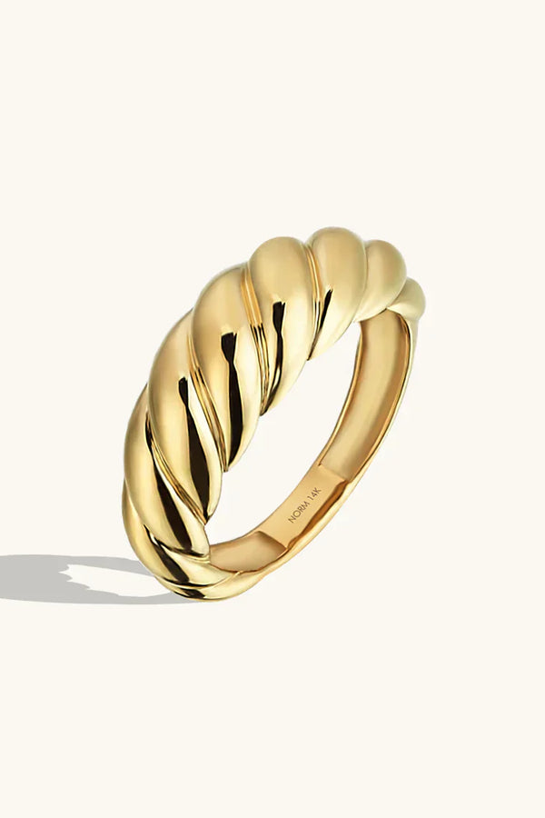 Anillo de croissant | Oro