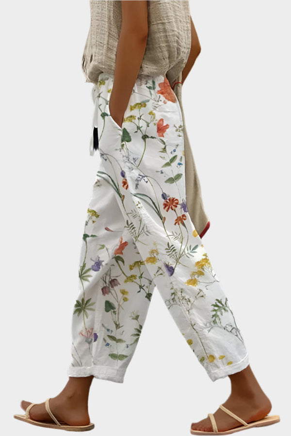 Pantalones relajados con estampado