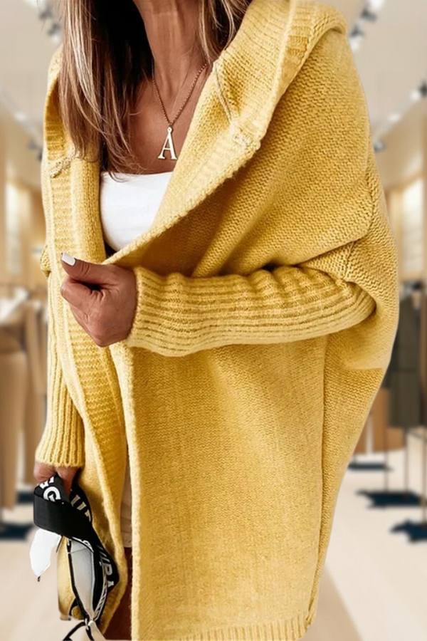 Destiny - Cárdigan con capucha extragrande y acogedor