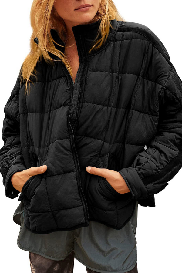 Amelia – Chaqueta acolchada ligera y compacta con cremallera