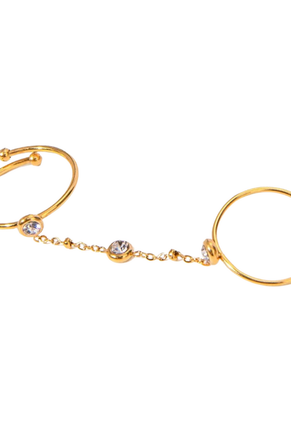 Anillo de cadena Nova de oro