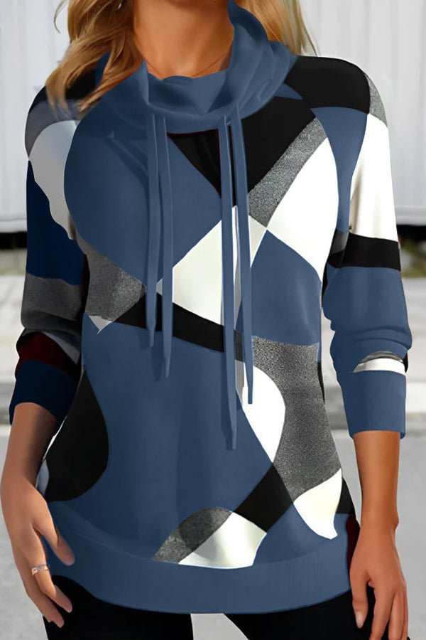 Clara - Sudadera con capucha y bloques de color