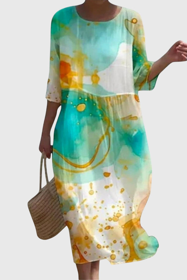 Hayley™ | Elegante vestido largo floral