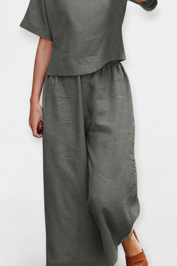 Conjunto de pantalón Airy con camiseta de manga corta
