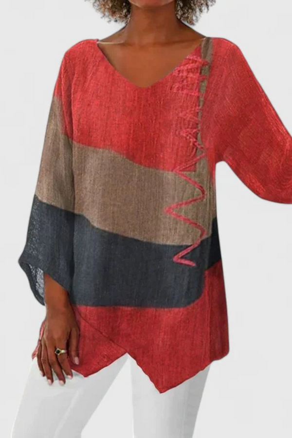 Elysia | Túnica sofisticada con cuello en V