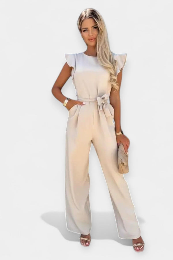 Mono largo con mangas de mariposa