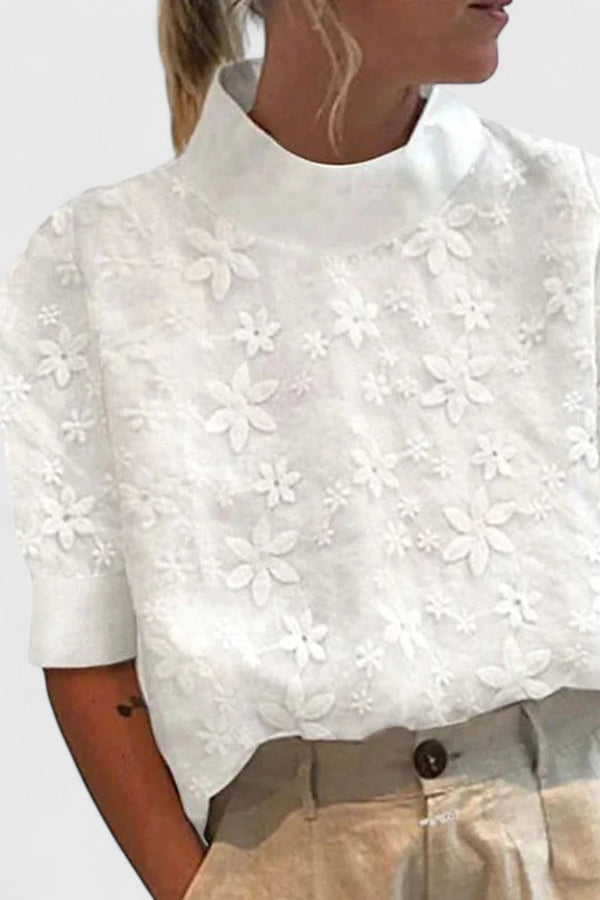 Sonelita™ | Blusa elegante con cuello alto