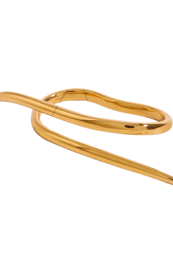 Anillo de oro con doble vuelta