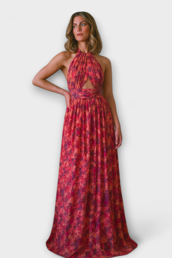 Vera - Elegante vestido con estampado floral