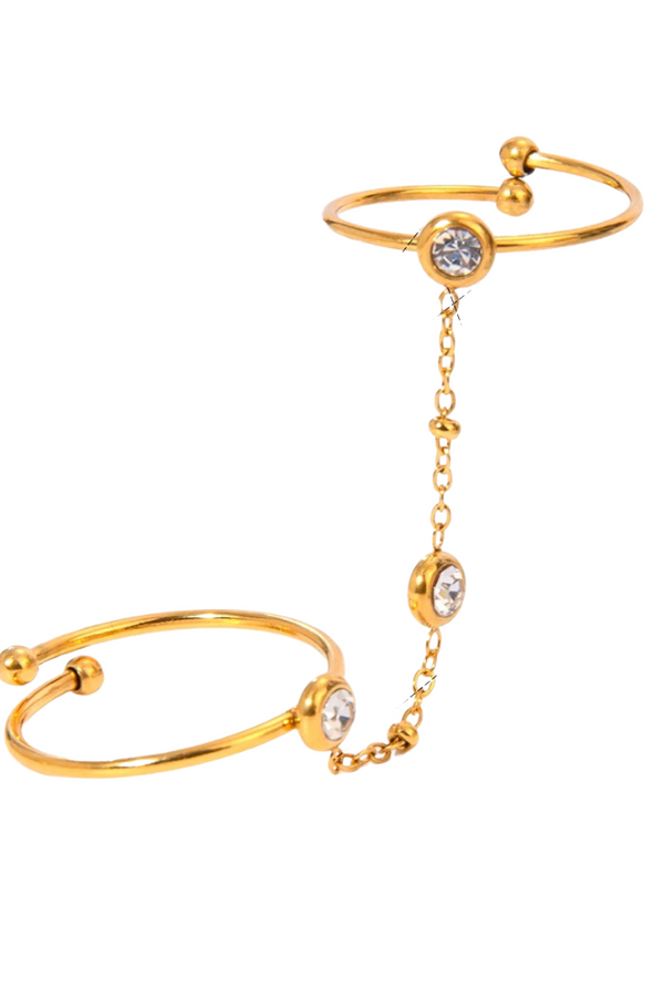 Anillo de cadena Nova de oro