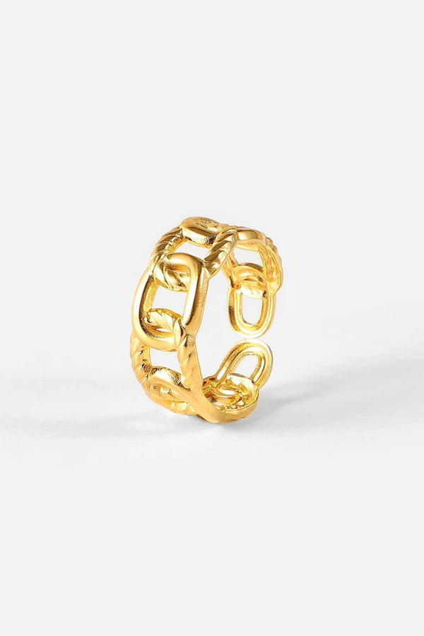 Anillo de cadena de oro