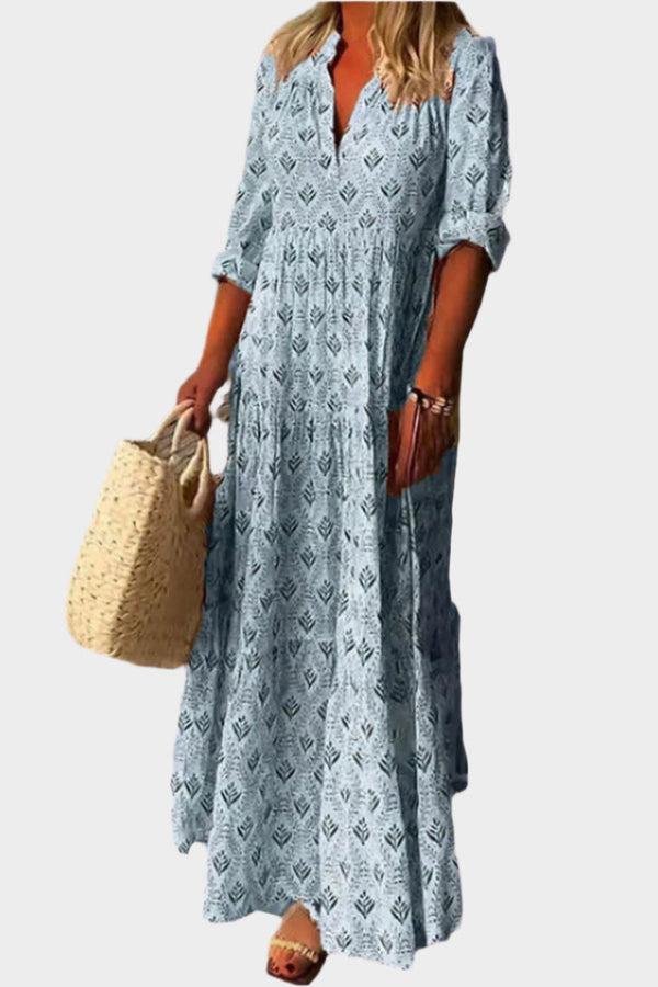 Vestido largo romántico con estilo