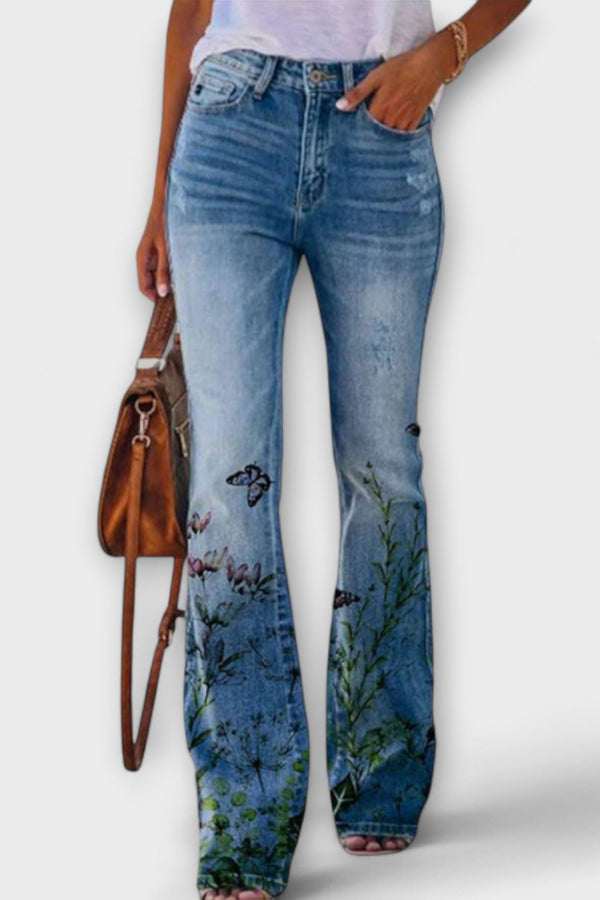 Pantalones floreados