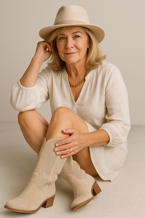 Alba | Botas ortopédicas estilo vaquero