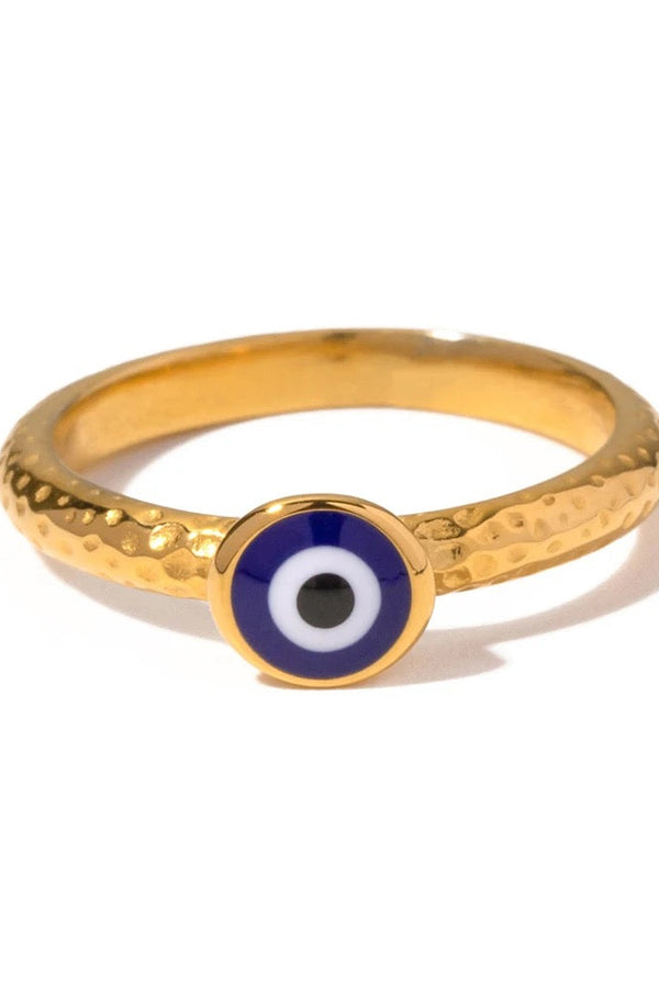 Anillo delicado de mal de ojo