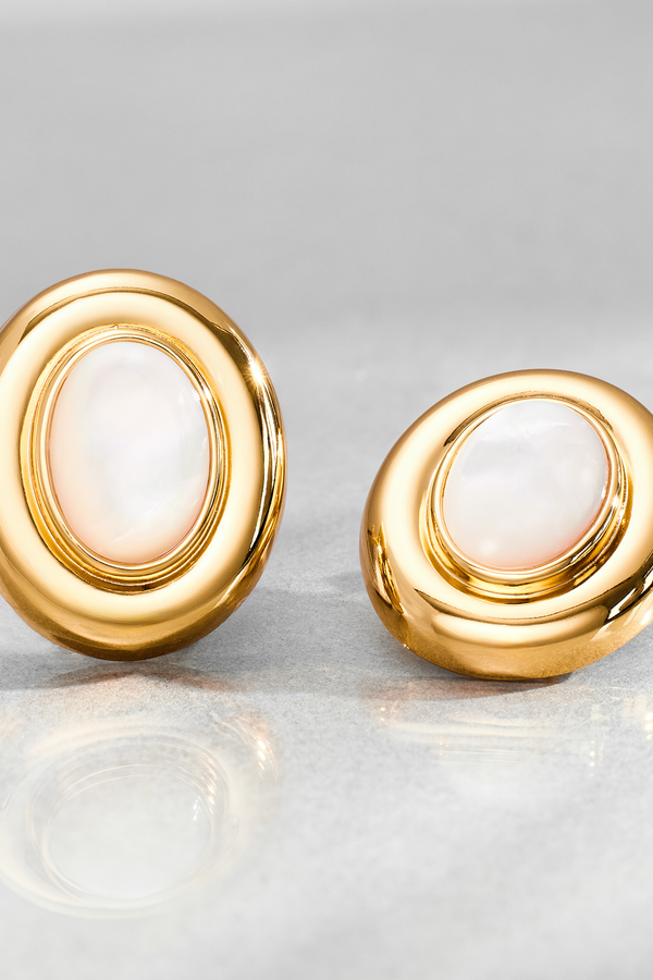 Pendientes de perlas Giselle | Oro