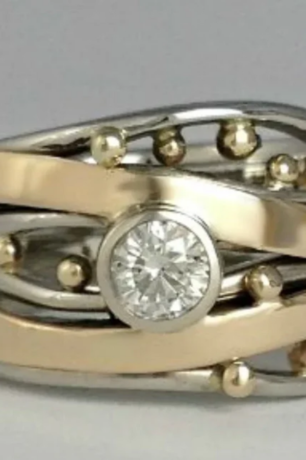 ANILLO DE ORO VINTAGE DEBORAH