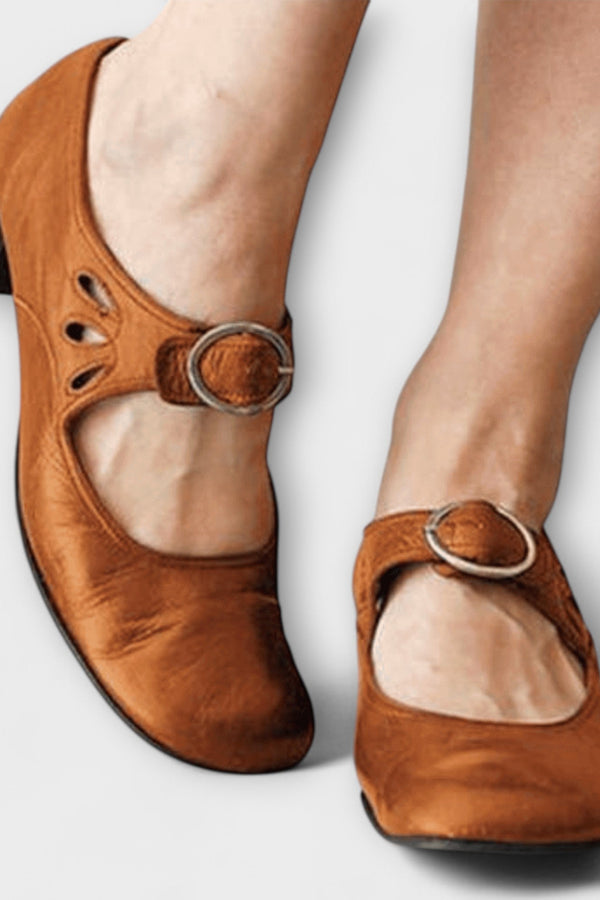 Sandalias de cuero elegantes