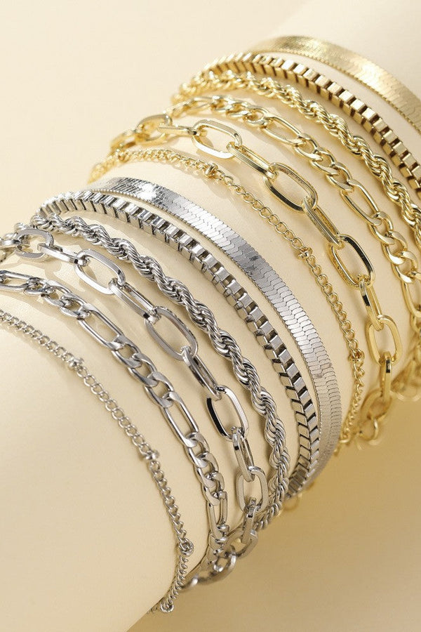 Conjunto de pulseras Ellis Renner | Oro