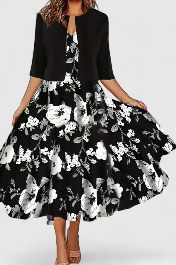 Chantal | Elegante vestido midi