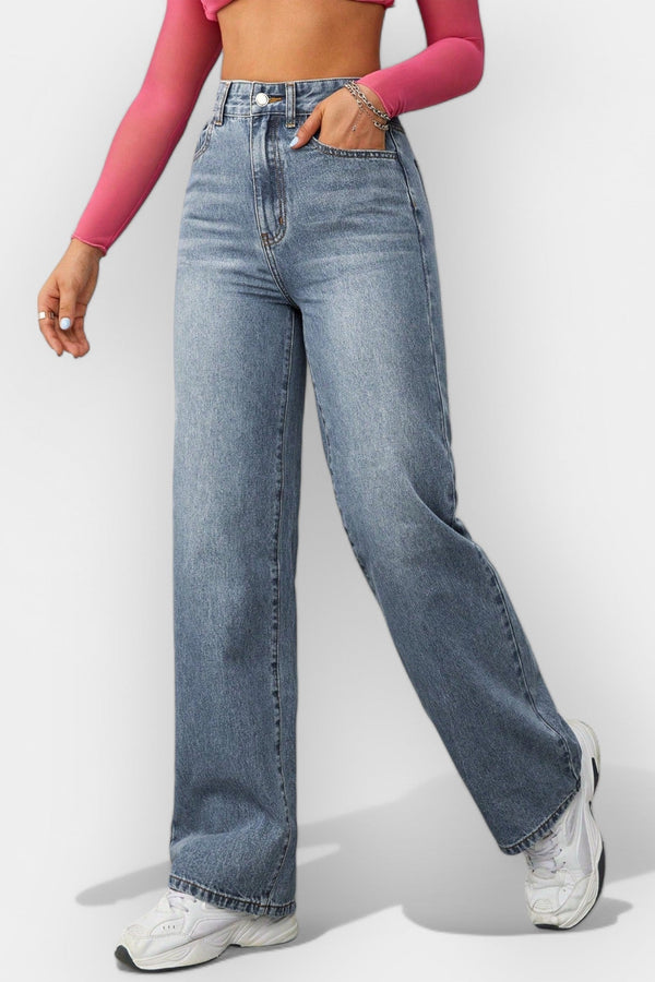 Vaqueros de pierna recta