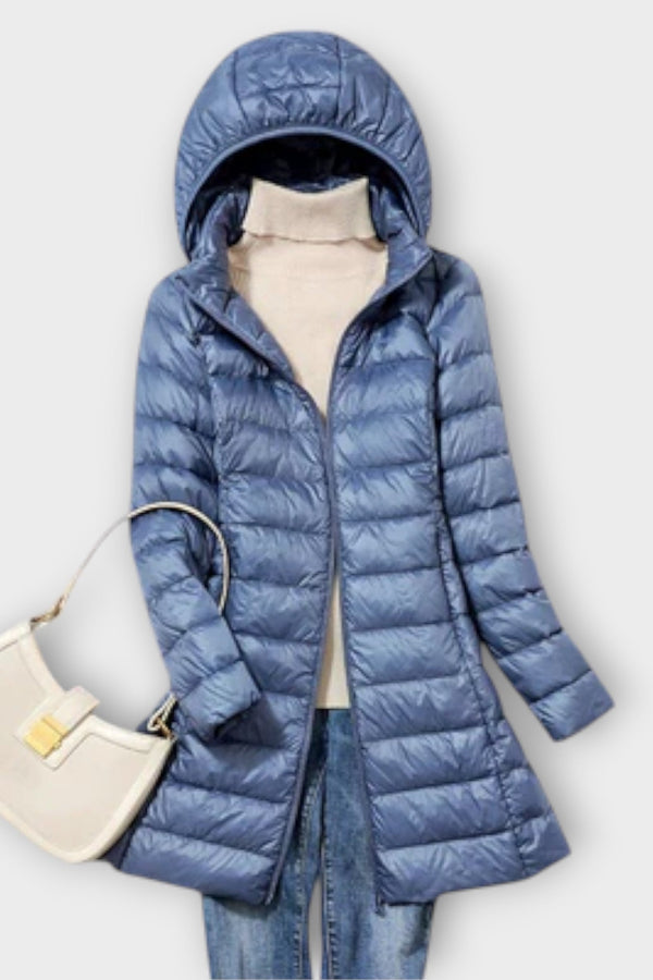 Annika - Chaqueta de plumón ultraligera y resistente a la intemperie