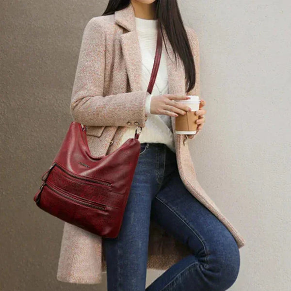 Ellie™ Double Charm | Bolso de hombro multibolsillos