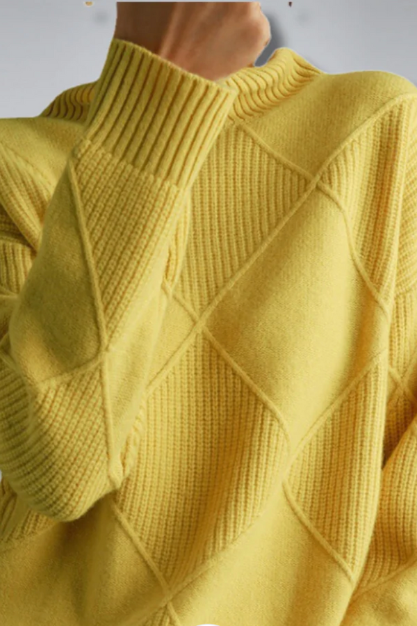 Bella - Suéter acogedor de cuello alto