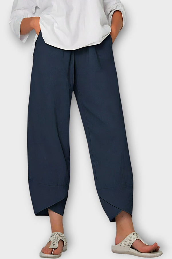 Pantalones de lino elegantes