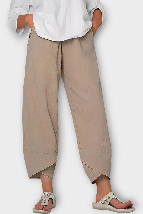 Pantalones de lino elegantes