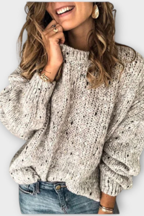 Eunice | Suéter de punto retro acogedor