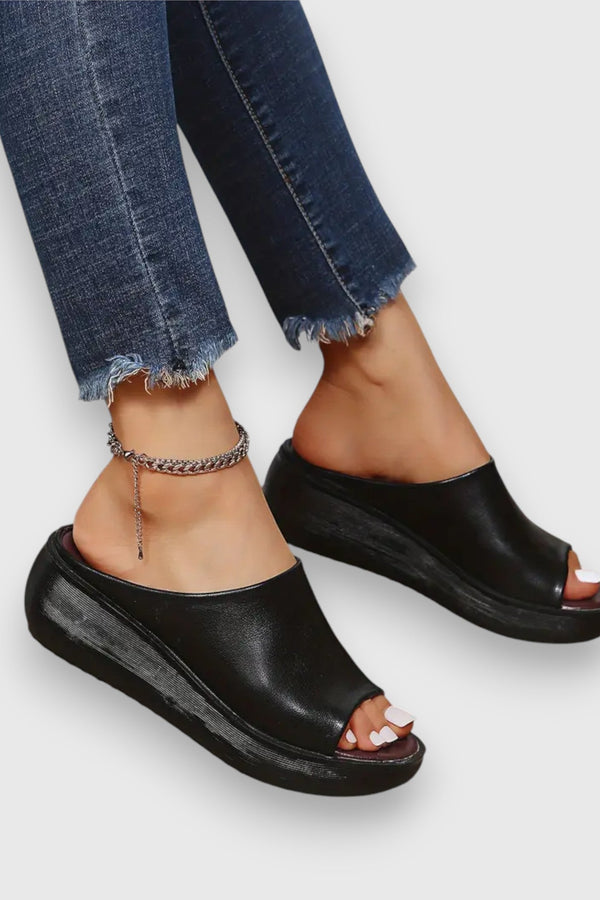 Sandalias de textura suave