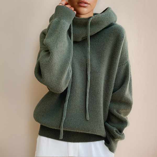 Delfina® | Elegant turtleneck sweater made of merino wool