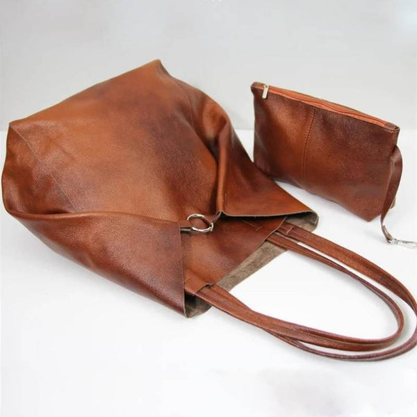 Olivia™ Retro Softness | Bolso de mano de gran capacidad