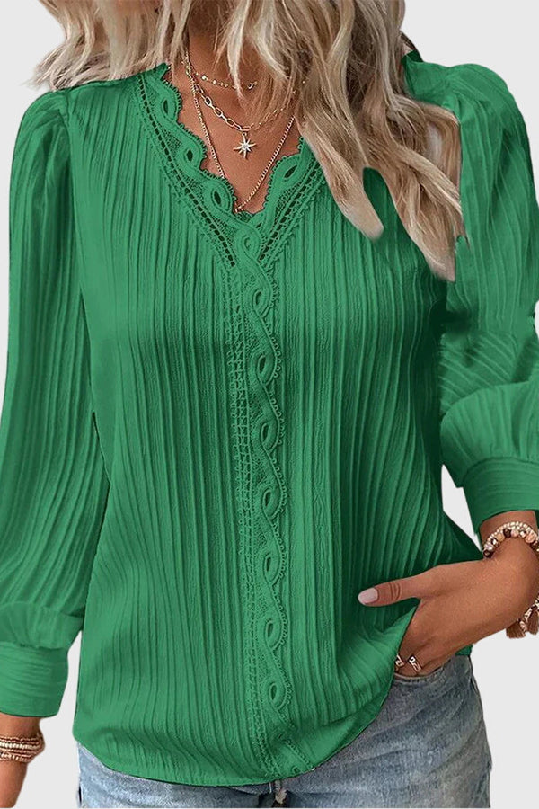 Andrea™ | Elegante blusa tipo jersey