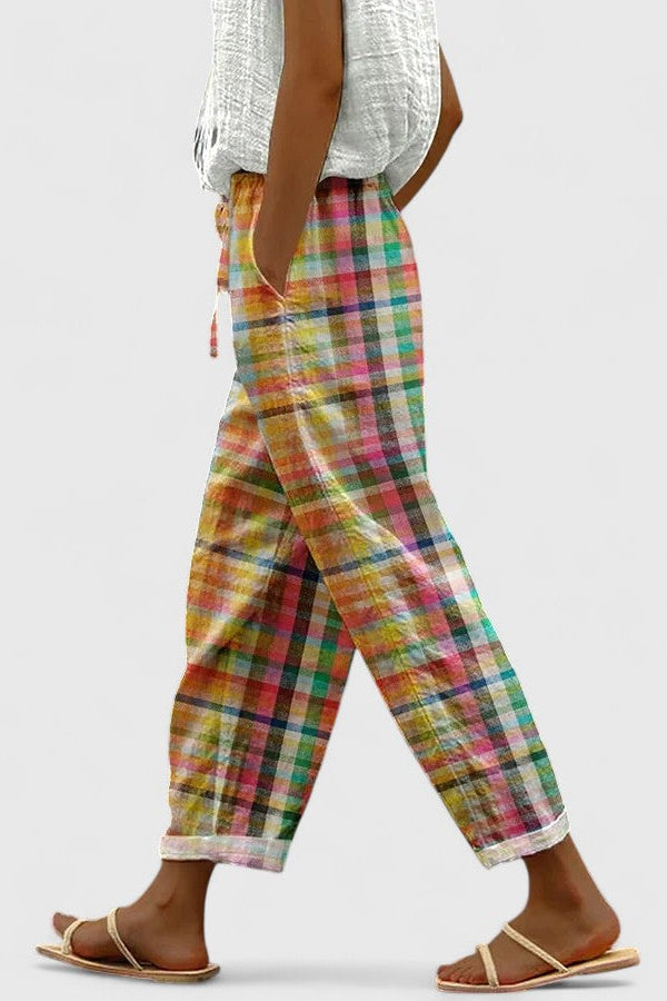 Gisara | Pantalones cómodos a cuadros