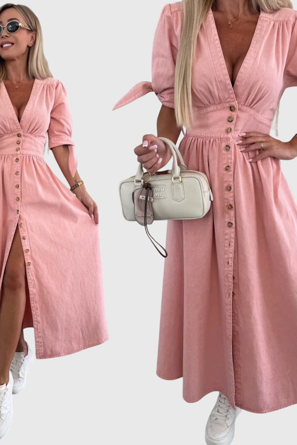 Sophia™ | Elegante vestido vaquero