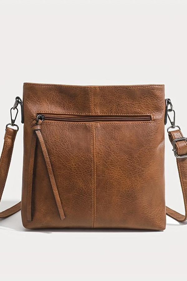 Addison™ Elegancia sencilla | Bolso bandolera cuadrado retro