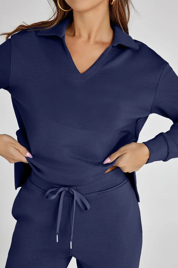 Anzhelee | Conjunto sofisticado de dos piezas