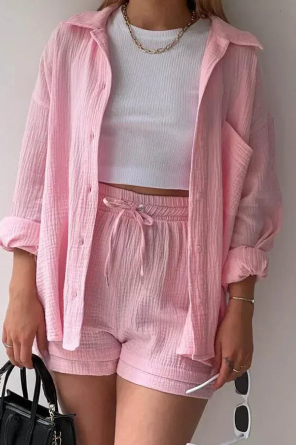 Adelie | Conjunto elegante y relajado con botones