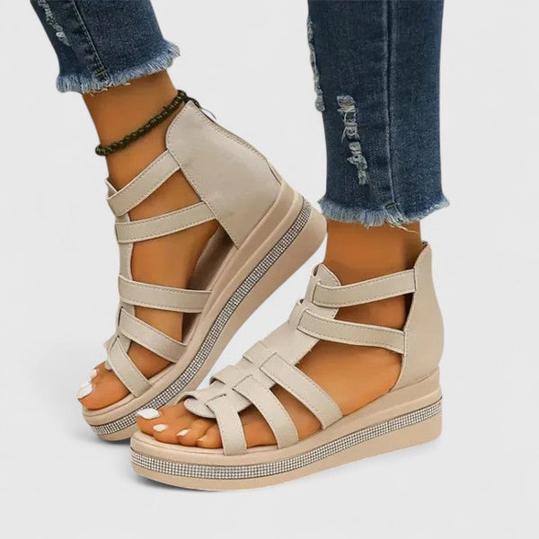 Kendall | Sandalias ortopédicas con pedrería