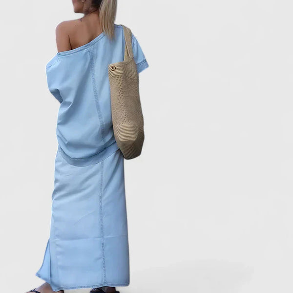 Averlynn | Elegante conjunto de falda larga