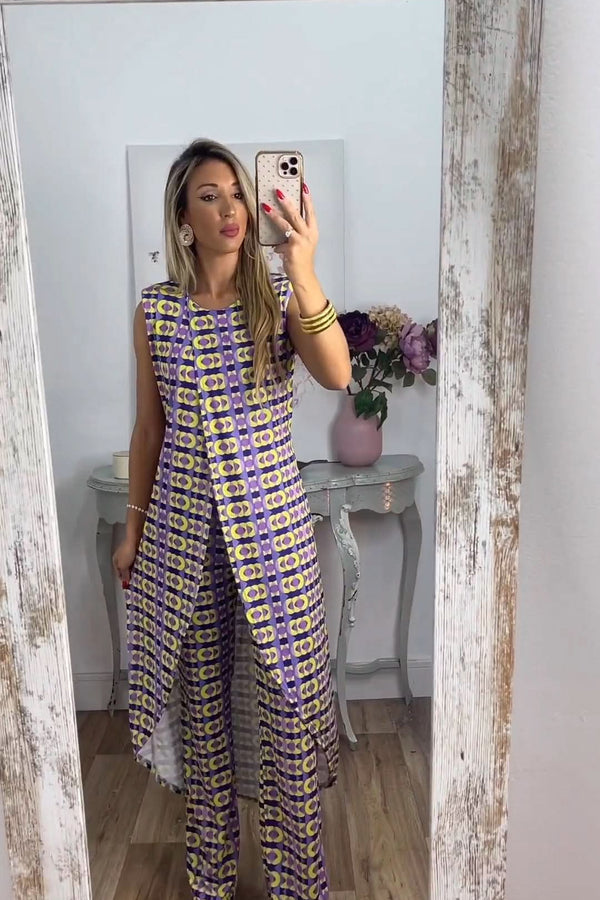 SKYE – TRAJE CÓMODO ESTAMPADO