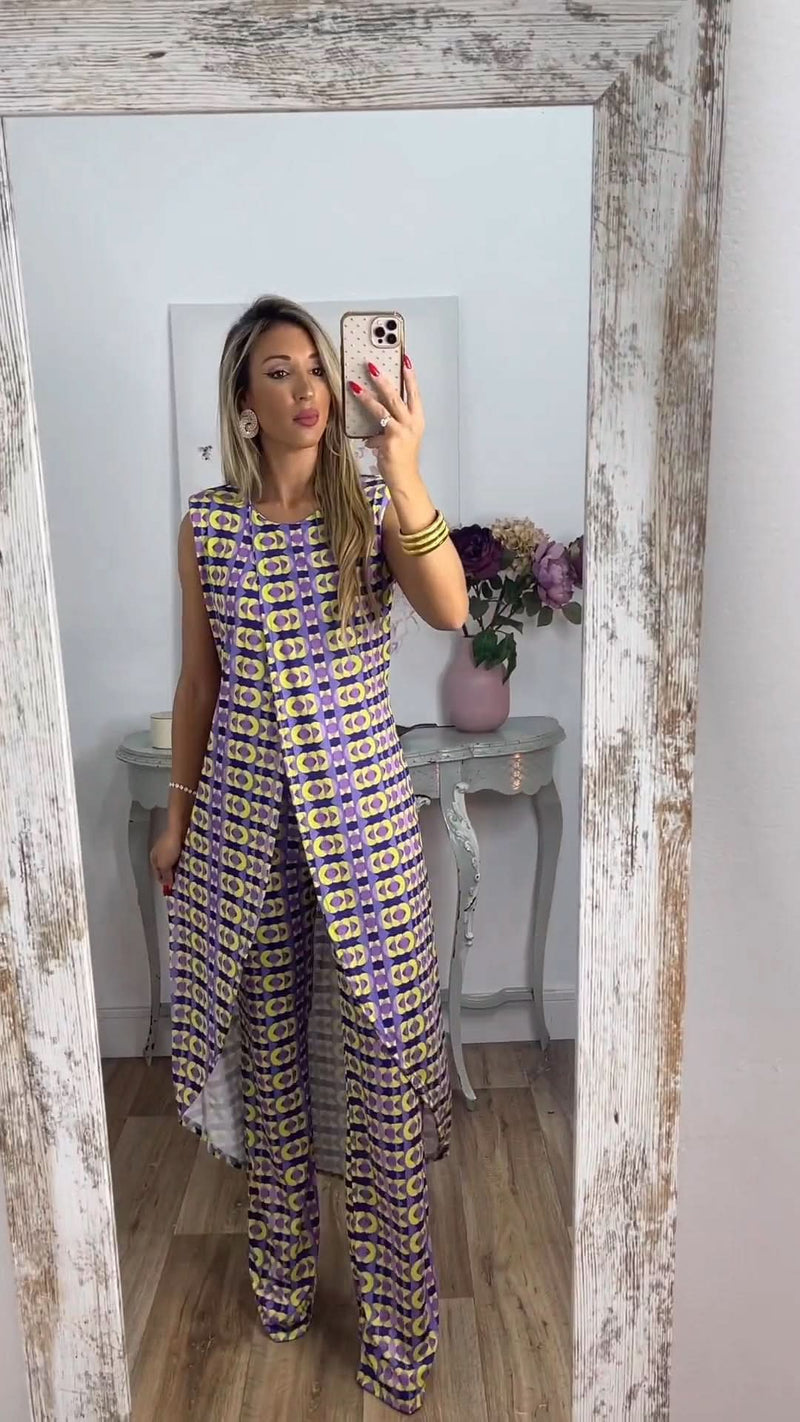 SKYE – TRAJE CÓMODO ESTAMPADO