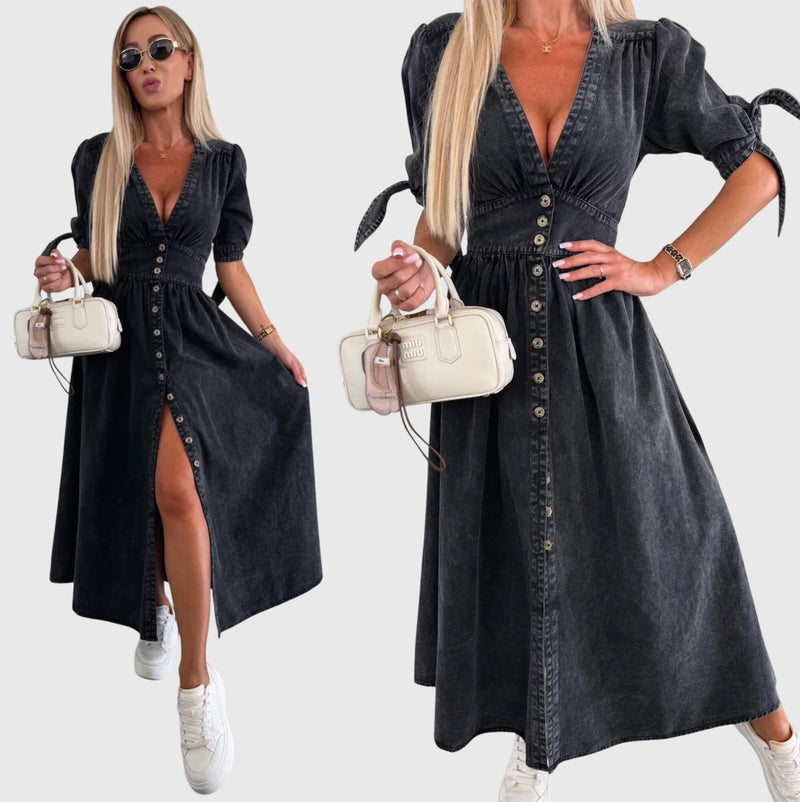 Sophia™ | Elegante vestido vaquero