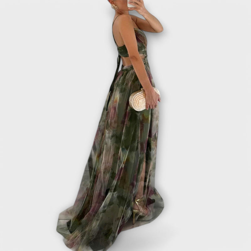 Vestido maxi aireado