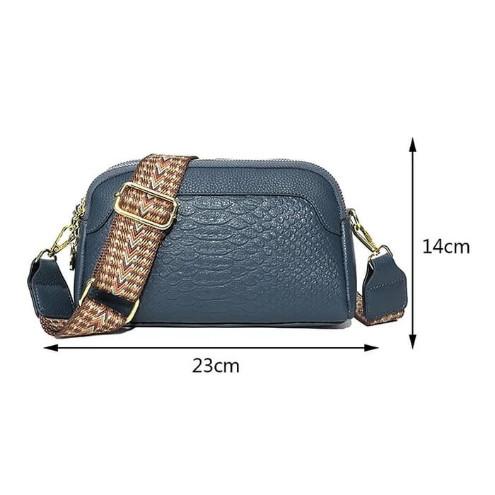 Olivia™ Elegant Allure | Minibolso cruzado con estampado de cocodrilo