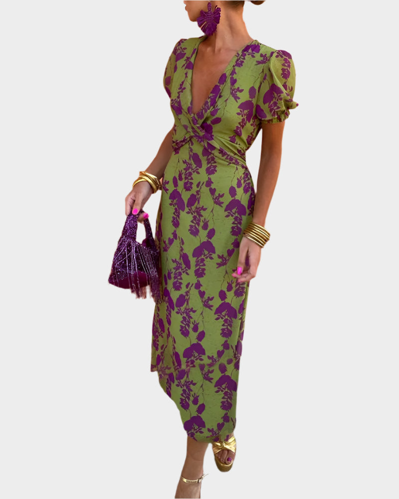 Vestido de mujer con flores