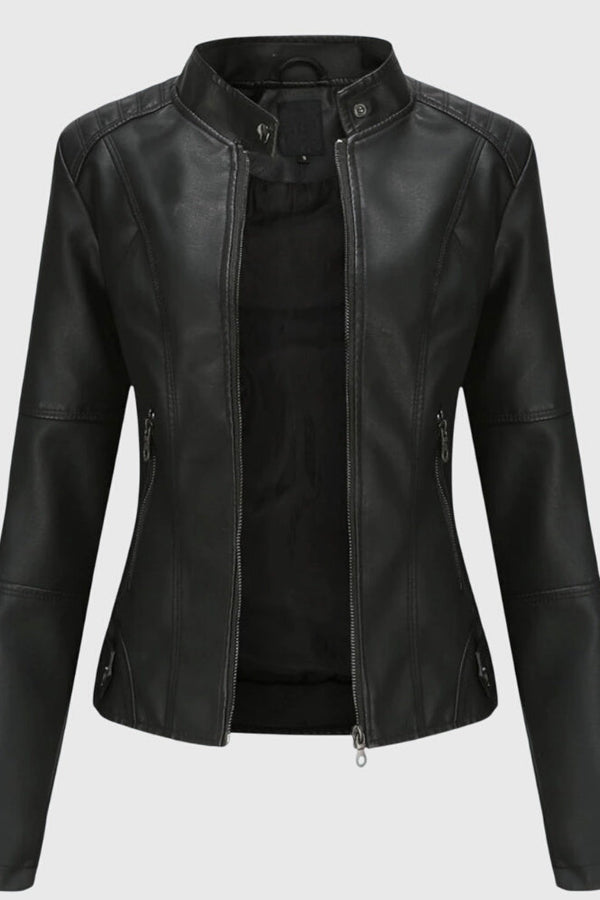 Giorgina™ - Elegante chaqueta de cuero para mujer